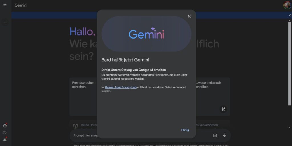 Bard Wird Zu Gemini Googles Riesiges Update Ist Da Android App