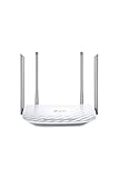 TP-Link Archer C50 AC1200 Dualband WLAN Wireless WiFi Router(Unterstützt keine DSL-Funktion, 300 Mbit/s(2.4GHz)+867 Mbit/s(5GHz), App Steuerung, IPv6, USB 2.0, Print/Media/FTP Server),‎Weiß