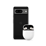Google Pixel 8 – Android-Smartphone ohne SIM-Lock mit leistungsstarker Pixel-Kamera – Obsidian, 128GB + Pixel Buds Pro – Kabellose Kopfhörer mit aktiver Geräuschunterdrückung – Porcelain