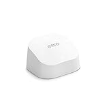 Amazon eero 6 Mesh-WLAN-Router | 900-Mbit/s-Ethernet | Bis zu 140 m² Abdeckung | Für Verbindungen mit über 75 Geräten | Einzelpack | 2021