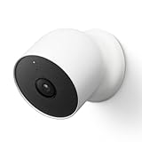 Google Nest Cam – Intelligente Überwachungskamera im Innen- und Außenbereich, Weiß, 1 Stück (1er Pack)