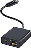 Ethernet Adapter für Fire TV Stick, RUIZHI Micro USB auf RJ45 Ethernet Netzwerk Adapter kompatibel mit 4K Fire Stick, Chromecast Google Home Mini und Weiteren Streaming TV Sticks