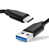 CELLONIC® USB Kabel 1,0m kompatibel mit Google Pixel 7, 7 Pro, 6, 6 Pro, 6A, 5, 4, 3, 2 Smartphone, Handy Ladekabel USB C Type C auf USB A 2.0 Datenkabel 3A schwarz PVC