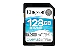 Kingston SDG3/128GB SD Speicherkarte ( 128GB SDXC Canvas Go Plus 170R C10 UHS-I U3 V30 )