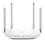 TP-Link Archer C50 AC1200 Dualband WLAN Wireless WiFi Router(Unterstützt keine DSL-Funktion, 300 Mbit/s(2.4GHz)+867 Mbit/s(5GHz), App Steuerung, IPv6, USB 2.0, Print/Media/FTP Server),‎Weiß