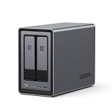 UGREEN NASync DXP2800 2-Bay Desktop NAS, Intel N100 Quad-Core-CPU, 8GB DDR5 RAM, 1 * 2,5GbE, 2*M.2 NVMe-Steckplätze, 4K HDMI, Network Attached Storage (Diskless)