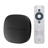 Google TV Box - Smart TV Box without Google TV, Netflix, 4K UHD streaming media player Unterstützt Google Assistant, Dolby Audio, HDR10+, Drahtlose Bildschirmspiegelung, 2GB+16GB, Dualband-WLAN