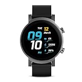 Ticwatch E3 Smartwatch für Herren Wear OS von Google mit Qualcomm Snapdragon Wear 4100+ Dual-System-Plattform Google Pay GPS Herzfrequenzüberwachung Stressmanagement iOS und Android kompatibel