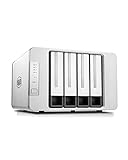 TERRAMASTER F4-223 4Bay NAS-Speicher – Hohe Leistung für SMB mit N4505 Dual-Core-CPU, 4 GB DDR4-Speicher, 2,5-GbE-Port x 2, Netzwerkspeicherserver (ohne Festplatte)