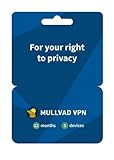 Mullvad VPN | VPN 12 Monate für 5 Geräte | Mehr Datenschutz mit einer intuitiven VPN-Software