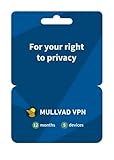 Mullvad VPN | VPN 12 Monate für 5 Geräte | Mehr Datenschutz mit einer intuitiven VPN-Software