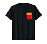 Pommes Frites in einer Tasche Logo Pommes Frites Liebhaber T-Shirt