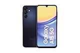 Samsung Galaxy A15 5G Smartphone, Simlockfrei ohne Vertrag, Android-Handy, Schnellladefunktion, 128 GB, Blue Black, 2,5 Jahre Herstellergarantie [Deutsche Version]