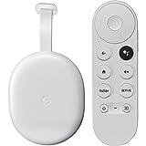 Google, Chromecast mit, TV (HD) Schnee – Streame Unterhaltung per Fernbedienung mit Spracherkennung auf deinen TV – Filme und Serien ansehen