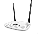 TP-Link TL-WR841N N300 WLAN Router, 300Mbit/s-WLAN, Nur 2,4 GHz, single band, unterstützt keine DSL-Funktion, empfohlen für Wohnungen mit 1-2 Zimmern