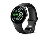 Google Pixel Watch 3 (45 mm) – Android smartwatch with Heart Rate Tracking, Advanced Running from Fitbit, Fitness Insights, 24-Hour Battery – Matte Black Aluminium Case – Obsidian Band – Wi-Fi