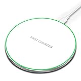 20W Fast Wireless Charger,Schnelles Kabellosen Ladepad Induktions Ladegerät für Apple iPhone 16 15 14 13 12 11 Pro XS AirPods 4/3/2 Samsung Galaxy S24 S23 Note/Pixel/LG G8/Xperia/Lumia/OnePlus