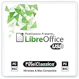 Libreoffice 2024 home and Student 2021 Professional plus business kompatibel mit microsoft office word excel powerpoint adobe pdf Software USB für windows 11 10 8 7 vista xp 32 64-bit pc & Mac OS x