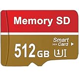 gupmar SD Karte 512GB Große Kapazität Speicherkarte Wasserdicht TF Karte Mini Memory SD Card Externe Datenspeicher für Kameras, Tablet, PC(512gb)