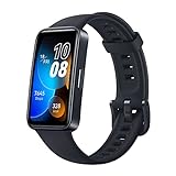 HUAWEI Band 8 Smartwatch, Ultra Flat Design, Sleep Tracking, 2 Week Battery Life, Health and Fitness Tracker, Compatible with Android & iOS, German Version, Midnight Black