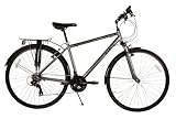 Bounty Country Hybrid Bike - Leichter Alu-Rahmen, 18-Gang-Shimano-Schaltung, Zoom-Federgabel - perfekt für Radsportbegeisterte