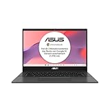 ASUS Chromebook CM1 Laptop | 14' Full-HD Display | MediaTek Kompanio 520 | 4 GB RAM | 128 GB eMMC | ARM G52 MC2 | ChromeOS | QWERTZ Tastatur | Gravity Grey