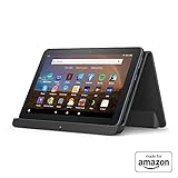 Fire HD 8 Plus-Tablet, HD-Display, 32 GB, Mit Werbung, unser bestes 8-Zoll-Tablet für Unterhaltung unterwegs + Kabelloses Ladedock von Angreat, „Made for Amazon“