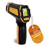 Infrarot Thermometer Digital Laser Temperaturmessgerät -58°F~1112°F (-50°C～600°C) IR Temperatur für Kochen, braten, küche, Barbecue, fleisch, zucker, Gefrierschrank, Industrie - Nicht für Menschen