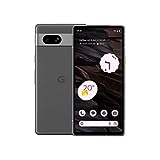 Google Pixel 7a und Ladegerät – 5G-fähiges-Android-Smartphone ohne SIM-Lock, mit Weitwinkelobjektiv sowie beeindruckender Akkulaufzeit – Charcoal