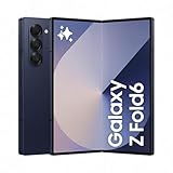 Samsung Galaxy Z Fold6 AI-Smartphone, Simlockfreies Handy ohne Vertrag, 512 GB Speicher, 50-MP-Kamera, Großes Display, Lange Akkulaufzeit, Navy, 3 Jahre Herstellergarantie