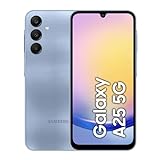 Samsung Galaxy A25 5G Smartphone, Simlockfrei ohne Vertrag, Android-Handy, 128 GB, Schnellladefunktion, 50-MP-Kamera, Blue, 30 Monate Herstellergarantie [Exklusiv auf Amazon] [Deutsche Version]