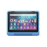 Fire HD 8 Kids Pro-Tablet, 8-Zoll-HD-Display, für Kinder von 6 bis 12 Jahren, 30 % schnellerer Prozessor, 13 Stunden Akkulaufzeit, kindgerechte Hülle, 32 GB (2022), Cyber-Welt-Design