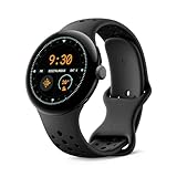 Google Pixel Watch 3 (41 mm) – Android smartwatch with Heart Rate Tracking, Advanced Running from Fitbit, Fitness Insights, 24-Hour Battery – Matte Black Aluminium Case – Obsidian Band – Wi-Fi