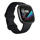 Fitbit Sense Advanced Smartwatch with Tools for Heart Health, Stress Management & Skin Temperature Trends, Carbon/Graphite Stainless Steel