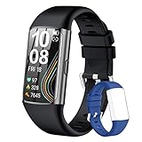 Smartwatch Damen Herren, Schrittzähler Uhr Fitnessuhr mit Pulsuhr SpO2 Schlafmonitor Kalorien, Fitness Uhr Damen IP68 Wasserdicht Fitness Tracker Blutdruckmessgerät Uhr Fitnessuhren für iOS & Android