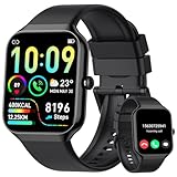 Togala Smartwatch Damen Herren mit Telefonfunktion, 1,96' HD Touch Fitnessuhr mit Pulsuhr und Schlafanalyse Fitness Tracker, Smart Watch mit 113+Sportmodi IP68 Wasserdicht Sportuhr für iOS Andriod