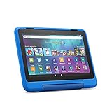 Fire HD 8 Kids Pro-Tablet | Ab dem Grundschulalter | 20,3 cm großer Bildschirm (8 Zoll), 32 GB, kindgerechte Hülle in Himmelblau (2020). In Deutschland nicht erhältlich.