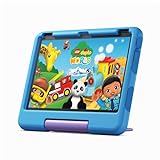 Fire HD 10 Kids-Tablet – für Kinder ab dem Vorschulalter | Mit brillantem 10-Zoll-Display, Kindersicherung und 2 Jahren Sorglos-Garantie | Version 2023, 32 GB, blau