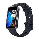 HUAWEI Band 8 Smartwatch, Ultra Flat Design, Sleep Tracking, 2 Week Battery Life, Health and Fitness Tracker, Compatible with Android & iOS, German Version, Midnight Black