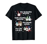 Ein Glühwein, swei Glühwein Wichtel Weihnachten Elfe lustig T-Shirt