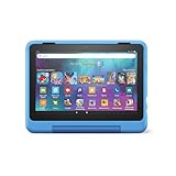 Fire HD 8 Kids Pro-Tablet, 8-Zoll-HD-Display, für Kinder von 6 bis 12 Jahren, 13 Stunden Akkulaufzeit, kindgerechte Hülle, 32 GB (2022), Cyber-Welt-Design