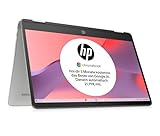 HP Chromebook x360, 14' Touchscreen, Intel Celeron N4120, 4 GB DDR4 RAM, 64 GB eMMC, Intel UHD Graphics 600, ChromeOS, QWERTZ, Ceramic White