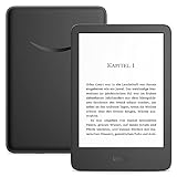 Kindle (2022) – Der bisher leichteste und kompakteste Kindle, jetzt mit hochauflösendem 6-Zoll-Display mit 300 ppi und doppelter Speicherkapazität | Mit Werbung | Schwarz