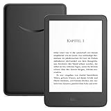 Kindle (2022) – Der bisher leichteste und kompakteste Kindle, jetzt mit hochauflösendem 6-Zoll-Display mit 300 ppi und doppelter Speicherkapazität | Mit Werbung | Schwarz