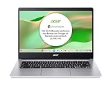 Acer Chromebook 314 (CB314-2H-K0VA) Laptop | 14' FHD Display | MediaTek Octa-Core ARM Cortex A73/A53 (MT8183) | 4 GB RAM | 64 GB eMMC | Mali-G72 MP3 GPU | Google ChromeOS | Silber