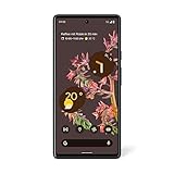 Google Pixel 6 – Android 5G Smartphone ohne SIM-Lock mit 50 Megapixel-Kamera und Weitwinkelobjektiv – [128 GB] – Stormy Black