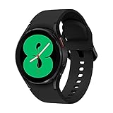 Samsung Galaxy Watch4 Runde Bluetooth Smartwatch Wear OS Fitnessuhr Fitness Tracker 40mm Schwarz inkl. 36 Monate Herstellergarantie, exkl. bei Amazon, (1 Stück)