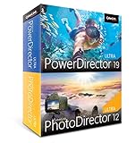 CyberLink PowerDirector 19 Ultra & PhotoDirector 12 Ultra | Integrierte Foto- und Videobearbeitung | Lebenslange Lizenz | BOX | Windows