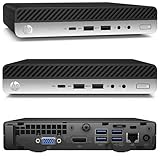 HP 18cm Silent Mini-PC Business Office Multimedia Computer mit 3 Jahren Garantie! | Intel®Pentium® 4400T 2x2.90GHz | 8GB DDR4 | 256 GB SSD | USB3 | Windows 11 Prof. 64-Bit | #7297