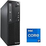 Lenovo - Schneller PC mit Intel Core i7 4790 - Desktop Computer + Silent Rechner für Büro & Home Office mit 4 GHZ - 16GB RAM - 512GB SSD - USB3.0 - WLAN - inkl Windows 11 Pro und Office 2010 | 7786